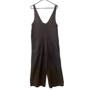 Anthropologie Pilcro dark gray jumpsuit size medium
